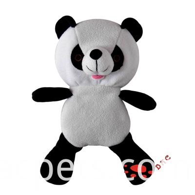 Stuffed faux fur panda puppet Stuffed faux fur panda puppet